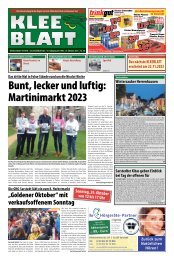 KLEEBLATT Oktober 2023