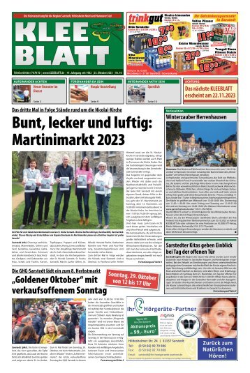 KLEEBLATT Oktober 2023