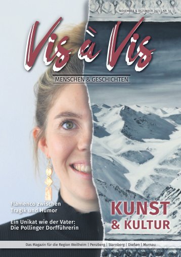 Vis à Vis – Winter 2023: Kunst, Kultur und Geschichten aus der Region