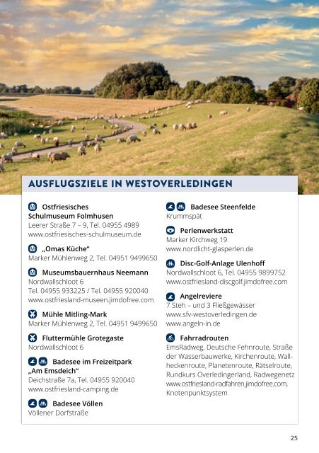 Südliches Ostfriesland - Urlaubsmagazin 2024