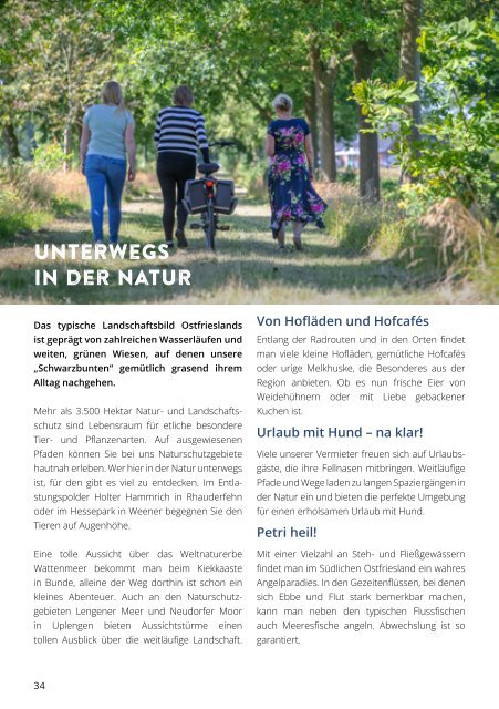 Südliches Ostfriesland - Urlaubsmagazin 2024