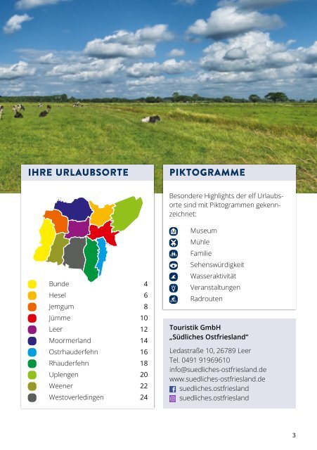 Südliches Ostfriesland - Urlaubsmagazin 2024