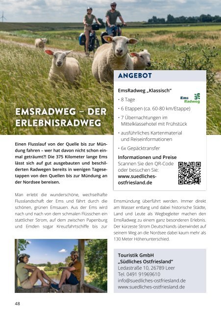 Südliches Ostfriesland - Urlaubsmagazin 2024