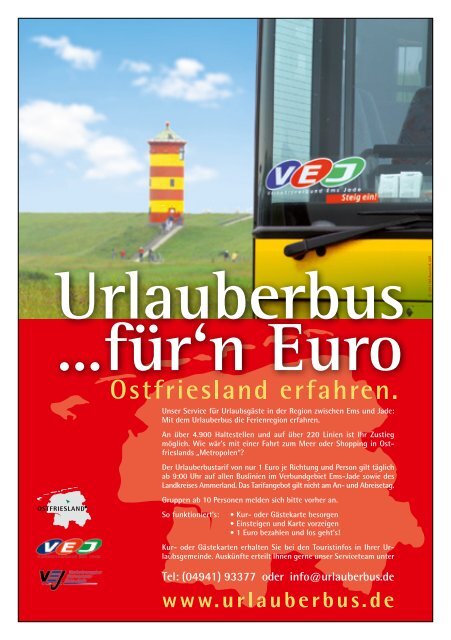 Südliches Ostfriesland - Urlaubsmagazin 2024