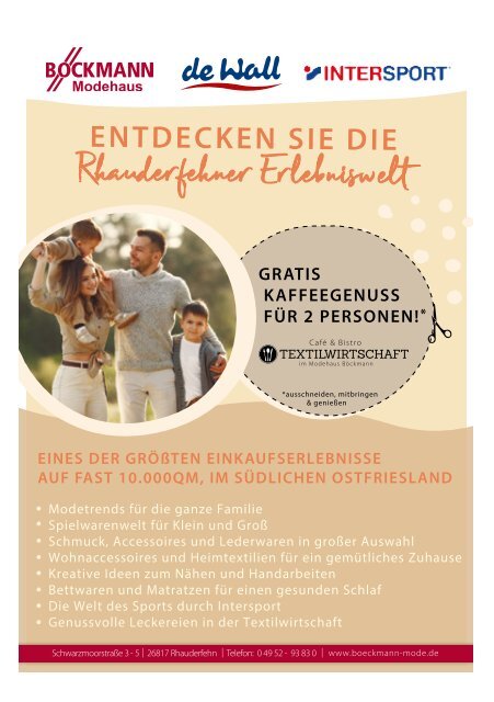 Südliches Ostfriesland - Urlaubsmagazin 2024