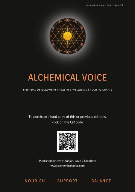 November/December 2023 Alchemical Voice 