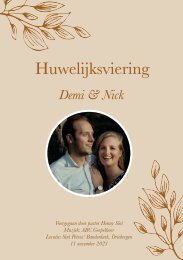 Demi en Nick - kerkboekje NL