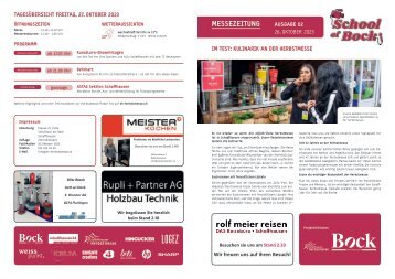 School of Bock Donnerstag