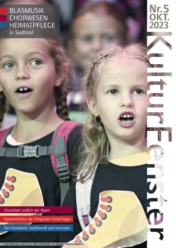 Kulturfenster Nr. 05|2023 - Oktober 2023