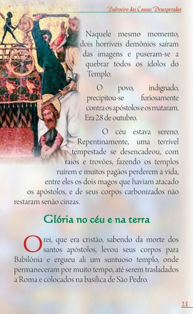 Sao Judas Tadeu -História e Orações