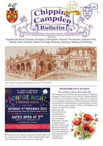 Chipping Campden Bulletin - November 2023 Issue