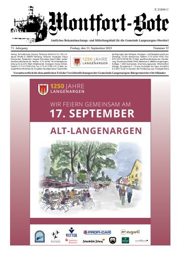 26.10.2023 Montfort-Bote