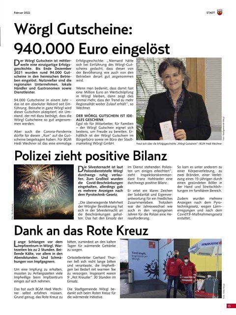 Stadtmagazin Wörgl Februar 2022