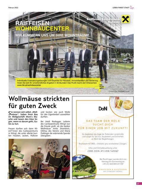 Stadtmagazin Wörgl Februar 2022