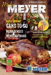 E-Paper Mehr Meyer Ausgabe November 23