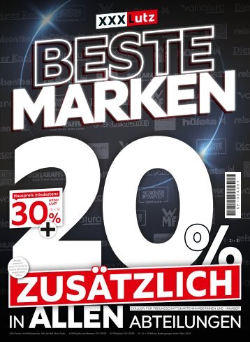 XXXLutz KW44 BESTE Marken