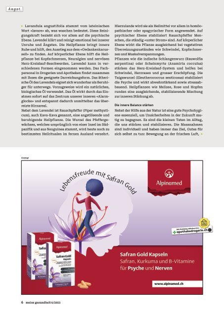 November Magazin meine gesundheit 2023