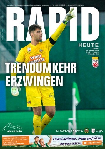 Rapid HEUTE: SK Rapid vs. LASK