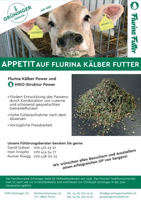 Katalog GP von Sargans 2023