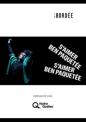 Programme de soirée - S'aimer ben paquetée