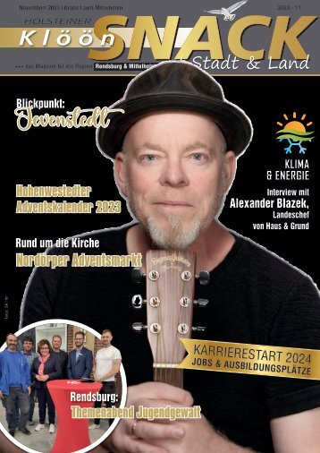 Holsteiner KlöönSNACK - Ausgabe Rendsburg / Mittelholstein - November 2023