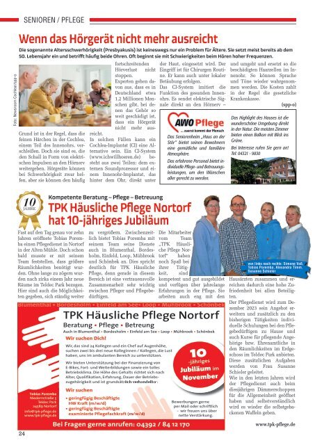 Holsteiner KlöönSNACK - Ausgabe Rendsburg / Mittelholstein - November 2023