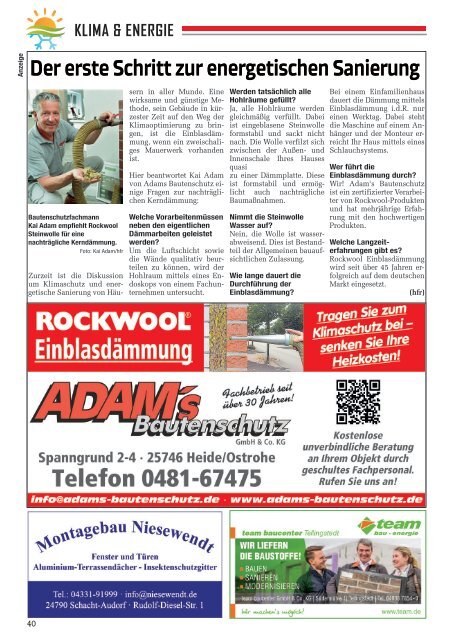 Holsteiner KlöönSNACK - Ausgabe Rendsburg / Mittelholstein - November 2023