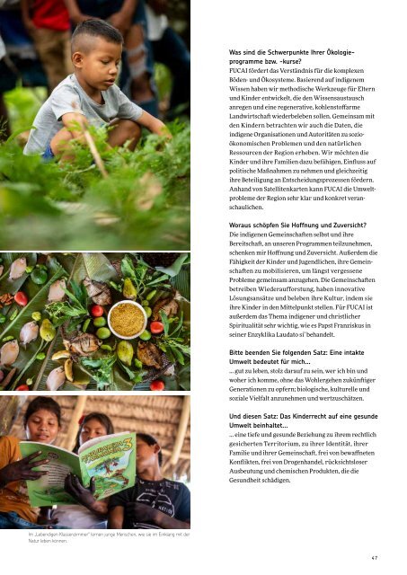Aktion Sternsingen 2023 Dossier zum Klima-Umwelt-Kinderrechte