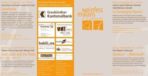 weinfest malans - Jürg Hartmann - Weinbau