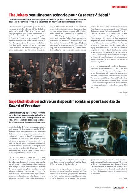 Boxoffice Pro n°455 – 1er novembre 2023