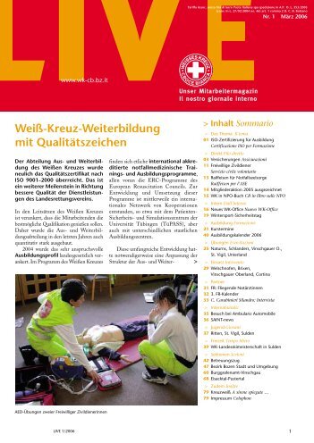 Weiß-Kreuz-Weiterbildung mit Qualitätszeichen - Weißes Kreuz