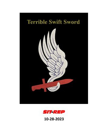 TERRIBLE SWIFT SWORD SIT-REP 10-28-2023