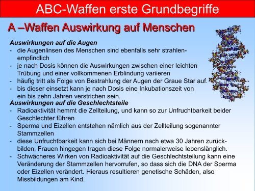 Präsentation ABC-Waffen (klicken) - Feuerwehr Marienberg