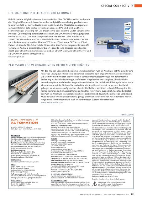 INDUSTRIELLE AUTOMATION 6/2023