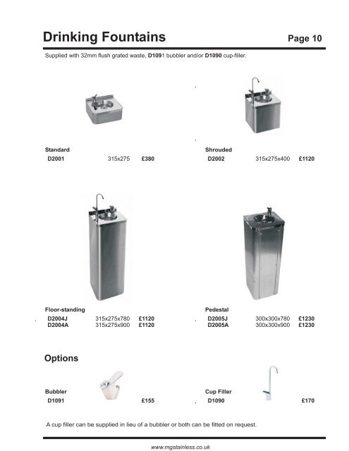 REVISED PRICE LIST SEPTEMBER 2023