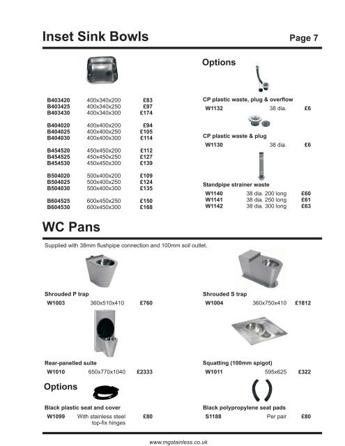 REVISED PRICE LIST SEPTEMBER 2023