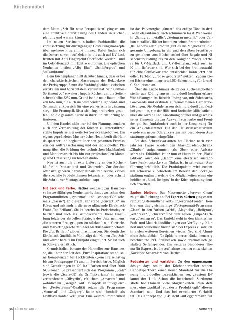 KÜCHENPLANER Magazin 10/11 - 2023