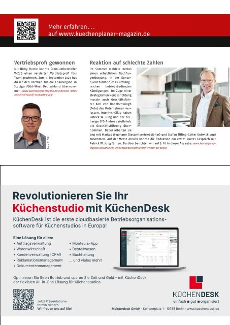 KÜCHENPLANER Magazin 10/11 - 2023