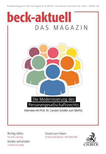 beck-aktuell – DAS MAGAZIN 03/23