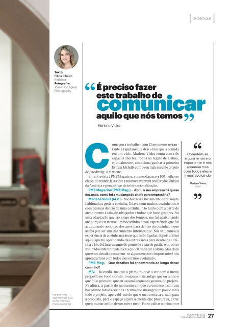 PME Magazine - Edição 30 - Outubro 2023