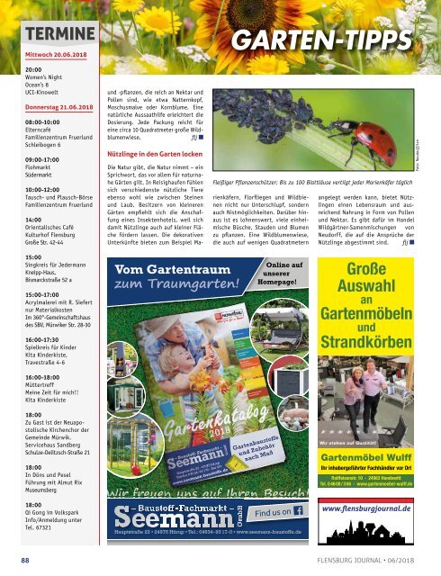 Flensburg Journal Ausgabe 189 - Juni 2018