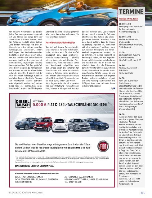 Flensburg Journal Ausgabe 187 - April 2018