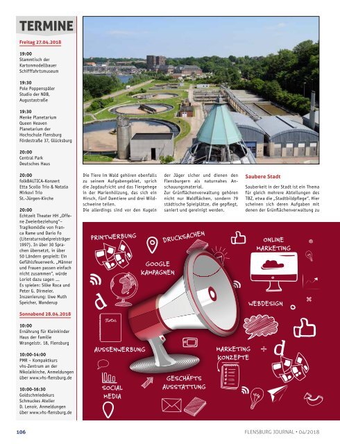 Flensburg Journal Ausgabe 187 - April 2018