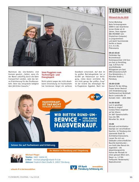 Flensburg Journal Ausgabe 187 - April 2018