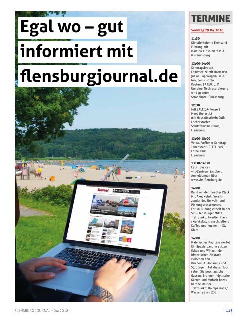 Flensburg Journal Ausgabe 187 - April 2018