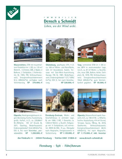 Flensburg Journal Ausgabe 187 - April 2018