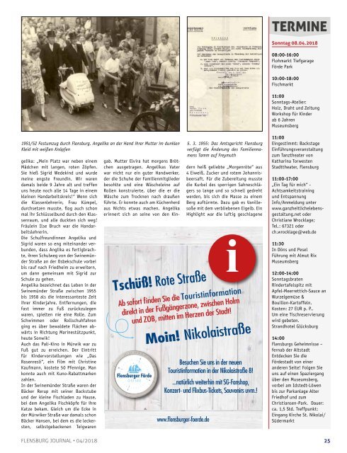 Flensburg Journal Ausgabe 187 - April 2018