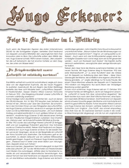 Flensburg Journal Ausgabe 187 - April 2018