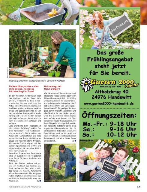 Flensburg Journal Ausgabe 187 - April 2018