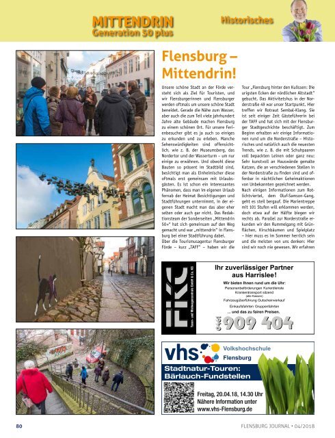 Flensburg Journal Ausgabe 187 - April 2018